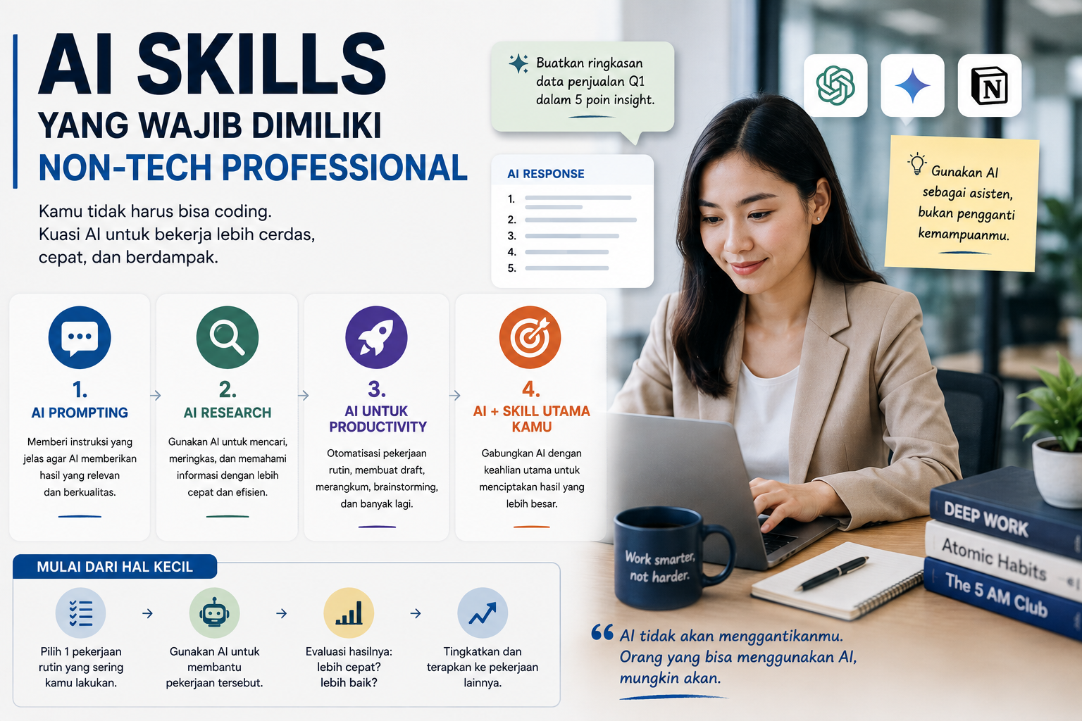 AI Skills yang Wajib Dimiliki Non-Tech Professional